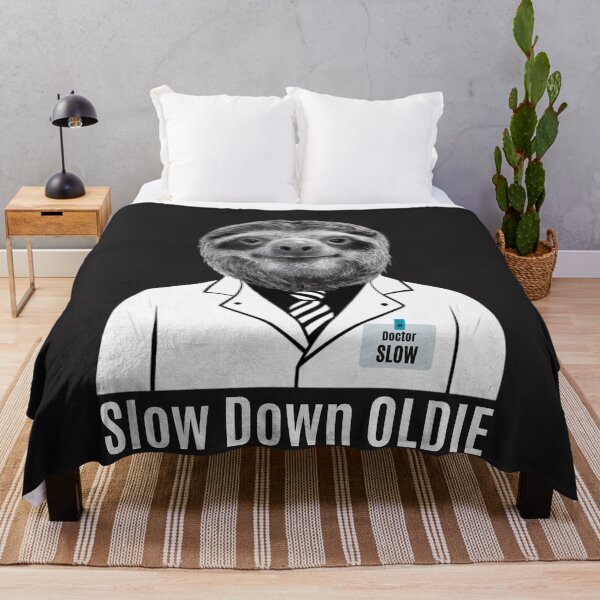 Item preview, Slow Down OLDIE. Funny Sloth designed and sold by Anniko Art Studio.