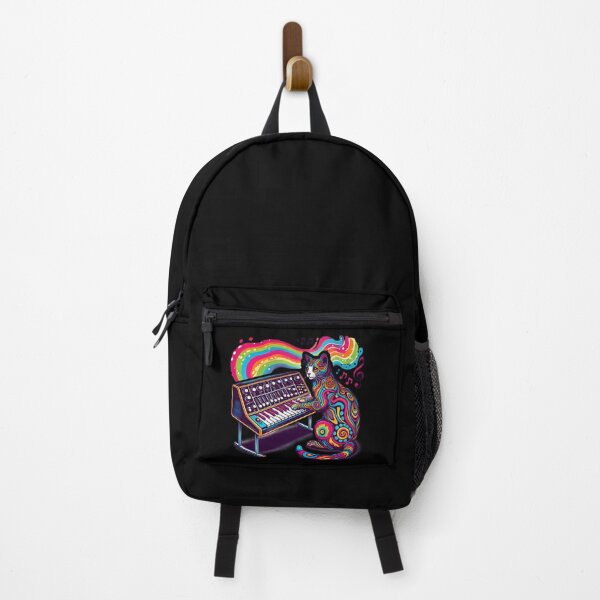 Item preview, Psychedelic Cat Synthesizer Cute and Funny Gifts Art designed and sold by BadhbhLoot.