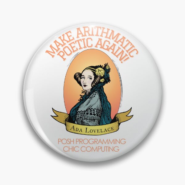 Item preview, Ada Lovelace  Make Arithmetic Poetic Again designed and sold by Castle-Kojin.