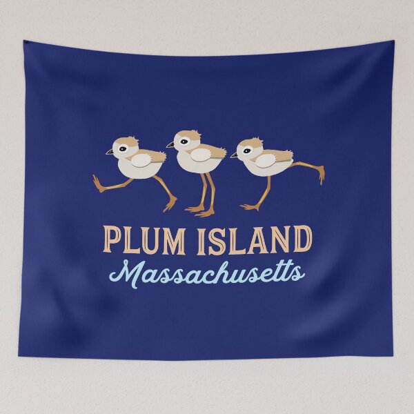 Item preview, Piping Plovers Plum Island Newburyport MA designed and sold by AntiqueImages.