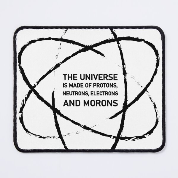 Item preview, Atoms and Morons designed and sold by yellowmadcat.