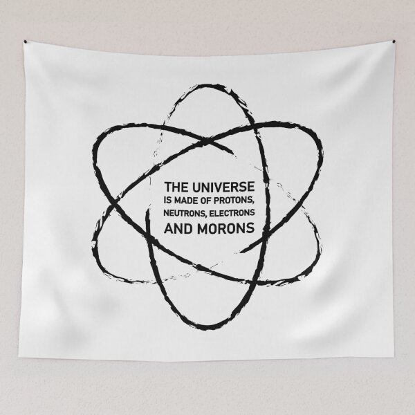 Item preview, Atoms and Morons designed and sold by yellowmadcat.