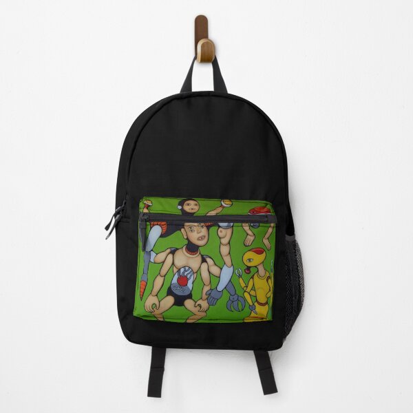 Item preview, A lot of eyes the industry surreal robots, surrealist oil Painting designed and sold by Kopiopang studio.