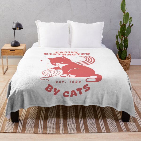 Item preview, Easily distracted by cats designed and sold by Gravy-tee07.