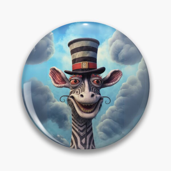 Item preview, Whimsical Zebra with a Charming Grin designed and sold by Sillytoe.