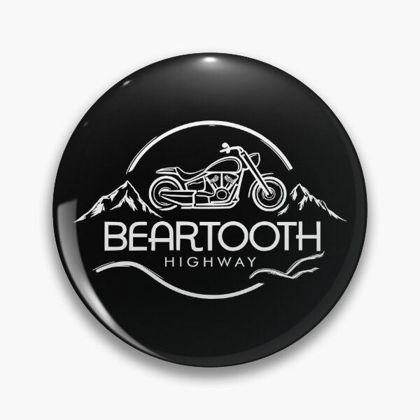 Artikelvorschau, Beartooth Highway Montana Wyoming Motorrad entworfen und verkauft von Esskay Designs.