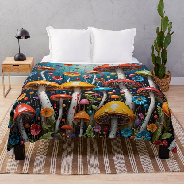 Item preview, Mushrooms: Vibrant Fungi Fantasia 030 designed and sold by REALDesign-Shop.