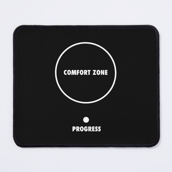 Item preview, Comfort Zone Motivational Positivity Quote designed and sold by Kubala Designs.