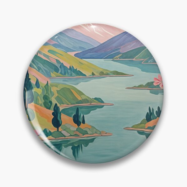 Item preview, Pastel Mountain Reflections designed and sold by Lizetteh.