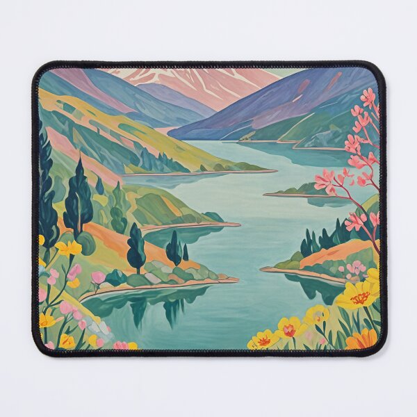 Item preview, Pastel Mountain Reflections designed and sold by Lizetteh.