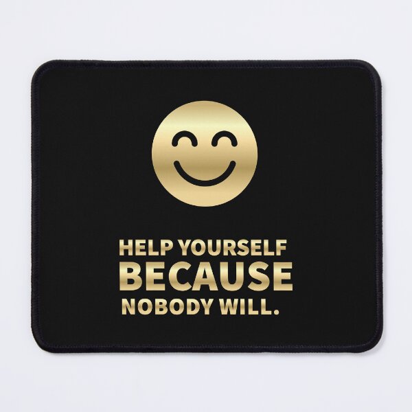 Item preview, Help Yourself Motivational Positivity Quote designed and sold by Kubala Designs.
