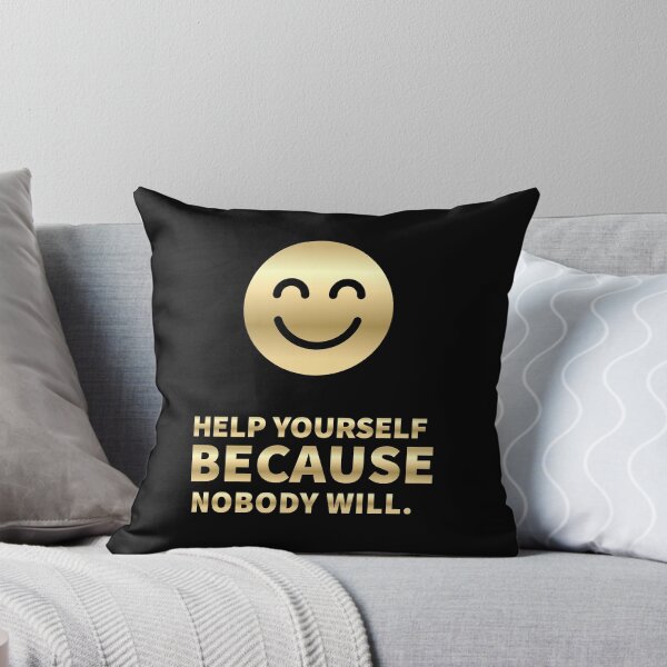 Item preview, Help Yourself Motivational Positivity Quote designed and sold by Kubala Designs.