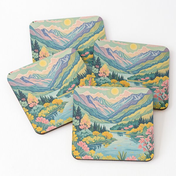 Item preview, Tranquil Pastel Wilderness designed and sold by Lizetteh.