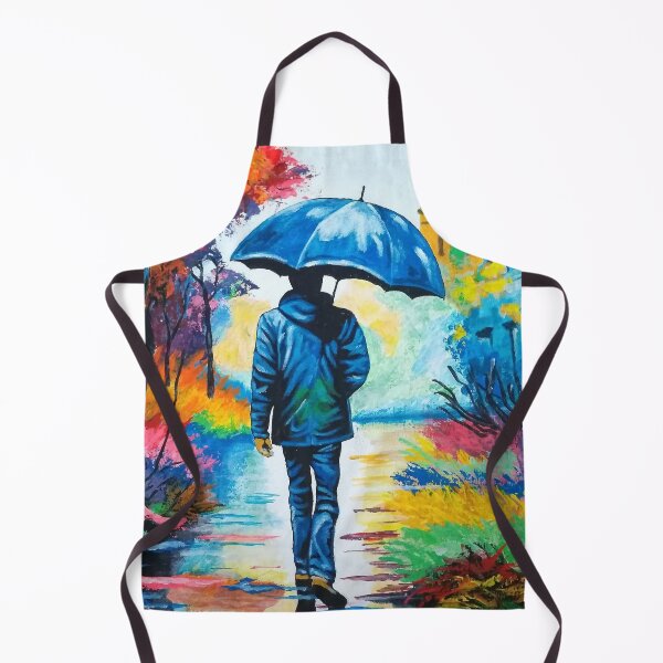 Item preview, rain man, art, umbrella designed and sold by DonnaBlankaArt.