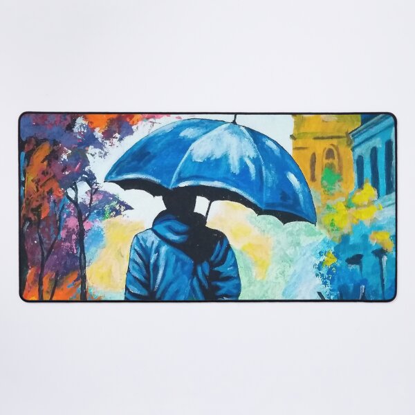 Item preview, rain man, art, umbrella designed and sold by DonnaBlankaArt.