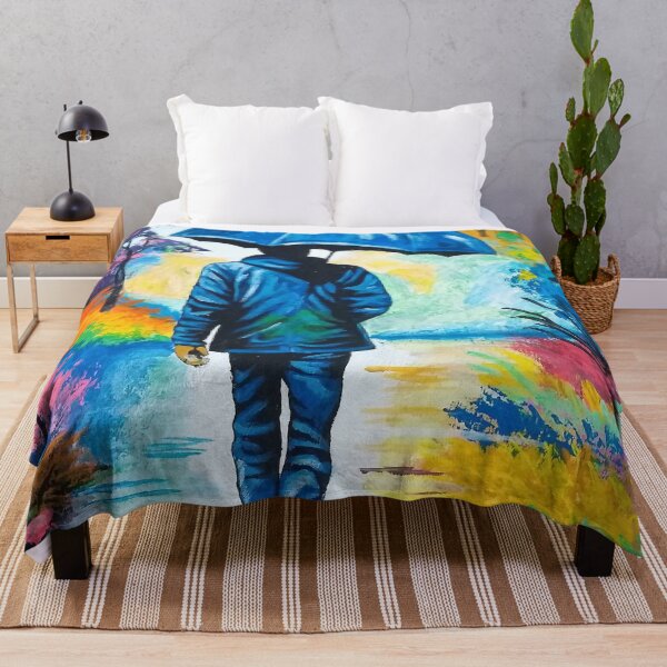 Item preview, rain man, art, umbrella designed and sold by DonnaBlankaArt.