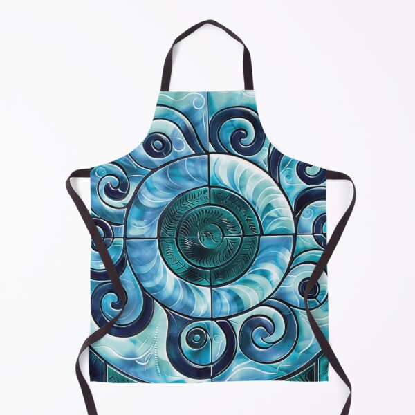 Item preview, New Zealand Māori Paua Pattern Koru Design 11 designed and sold by GrinGalore.