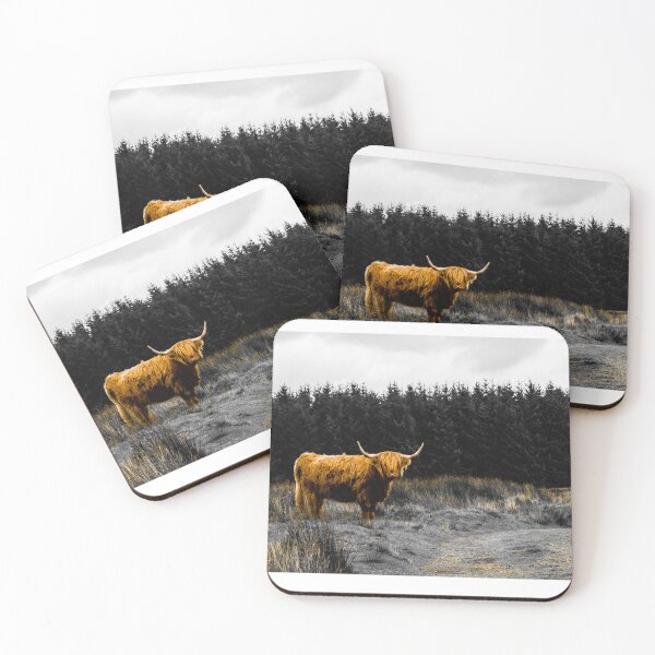 Item preview, Highland Coo on Sentry Duty designed and sold by Lonewolf53.