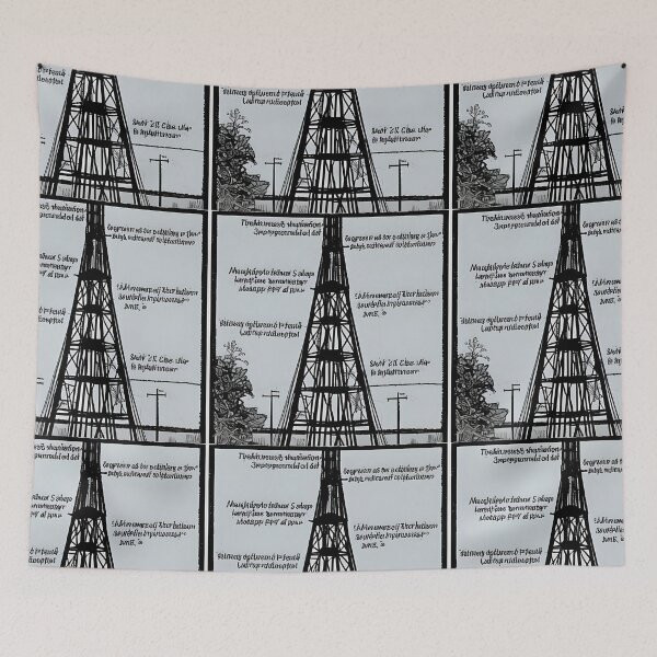 Item preview, Faux Infographics Pylons designed and sold by pinkal.