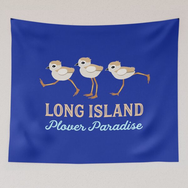 Item preview, Long Island Birder Paradise Piping Plovers designed and sold by AntiqueImages.