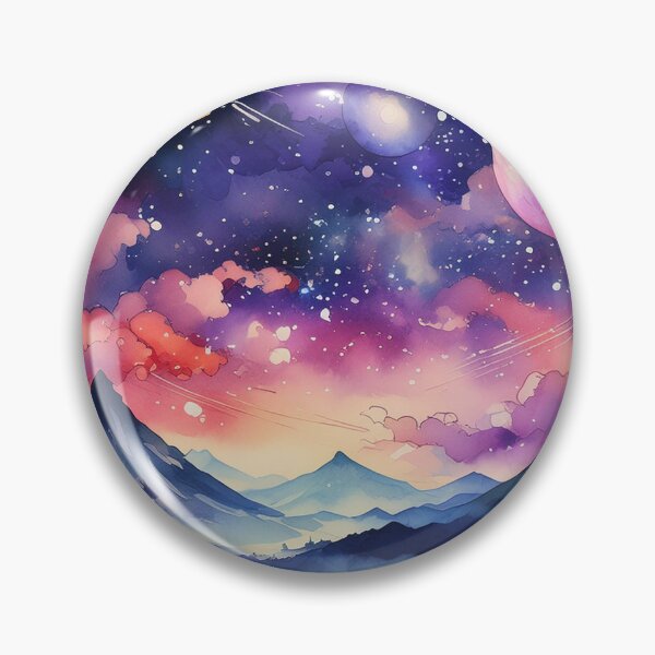 Item preview, Watercolor Cosmos: A Journey Through the Stars designed and sold by ilomuilo.