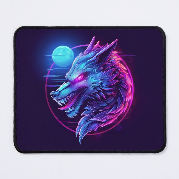 Item preview, Synthwave Dragon Wolf 2 designed and sold by starke24.