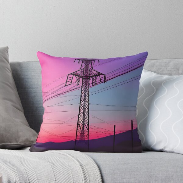 Item preview, Pink and Purple Sky Pylons designed and sold by pinkal.