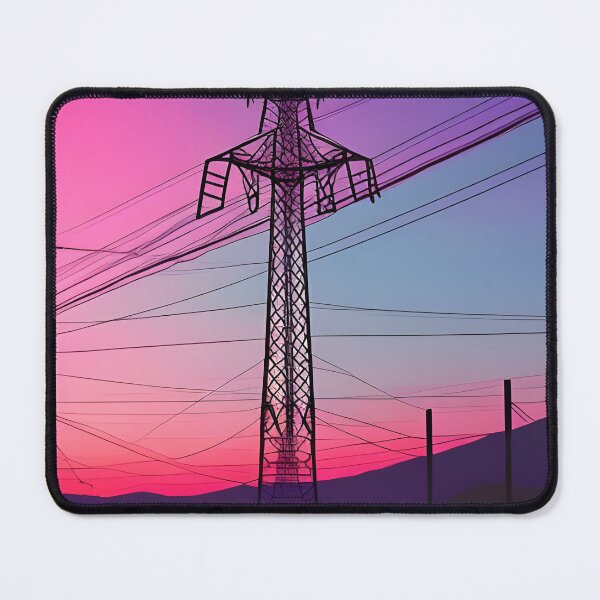 Item preview, Pink and Purple Sky Pylons designed and sold by pinkal.