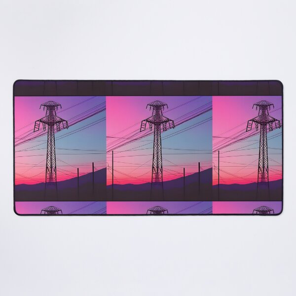 Item preview, Pink and Purple Sky Pylons designed and sold by pinkal.