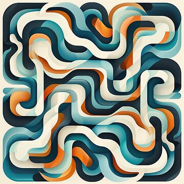Artwork thumbnail, Abstract Retro S Pattern Design by RGShirtWorks