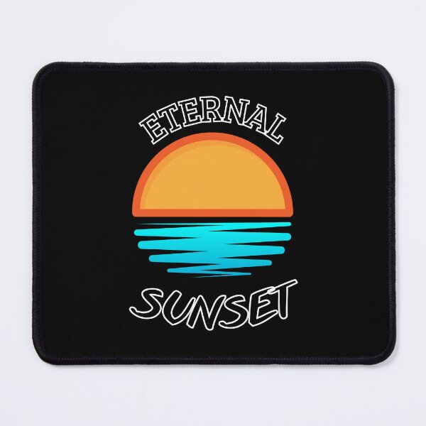 Item preview, ETERNAL SUNSET, VECTOR HALF SUN OVER THE SEA designed and sold by lunacoco81.