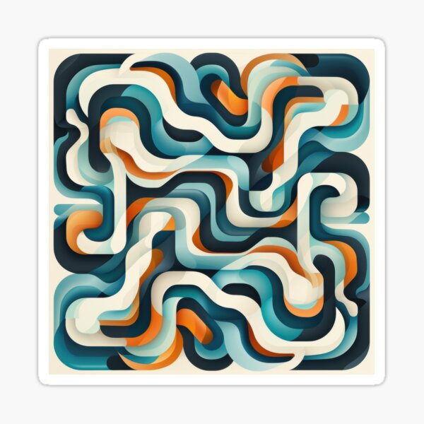 Item preview, Abstract Retro S Pattern Design designed and sold by ML-Media.