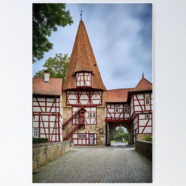 Item preview, At the Rödelseer Gate in Iphofen (2) designed and sold by MICHAEL KNIERIEME - PHOTOGRAPHY.