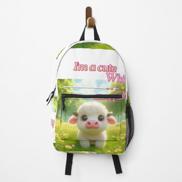 Item preview, Cute white Buffalo walking on the front lawn designed and sold by Sasi68686.