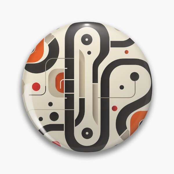 Item preview, Retro Geometric Abstract Pattern Design designed and sold by RGShirtWorks.