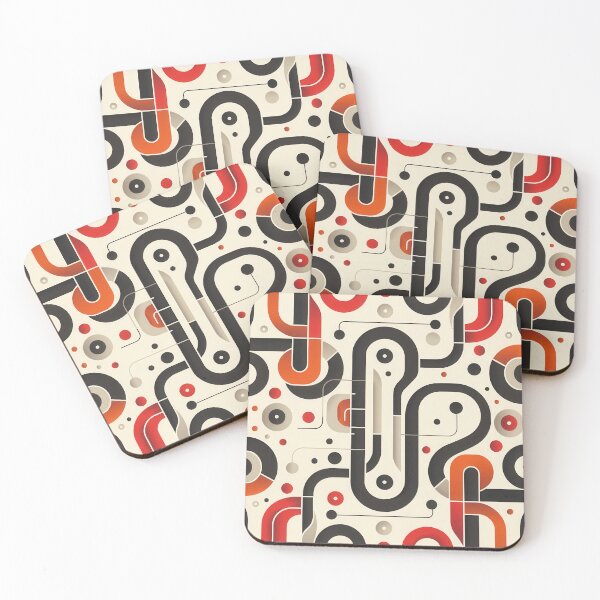 Item preview, Retro Geometric Abstract Pattern Design designed and sold by RGShirtWorks.