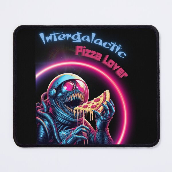 Item preview, Space Nom Nom The Intergalactic Pizza Lover's Delight designed and sold by illustroVibe.
