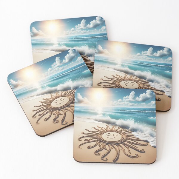 Item preview, Golden Sunset by the Summer Sea designed and sold by daruneenok.
