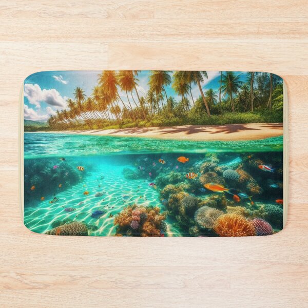 Item preview, Tropical Beach and Fish designed and sold by SeaStarAlex.