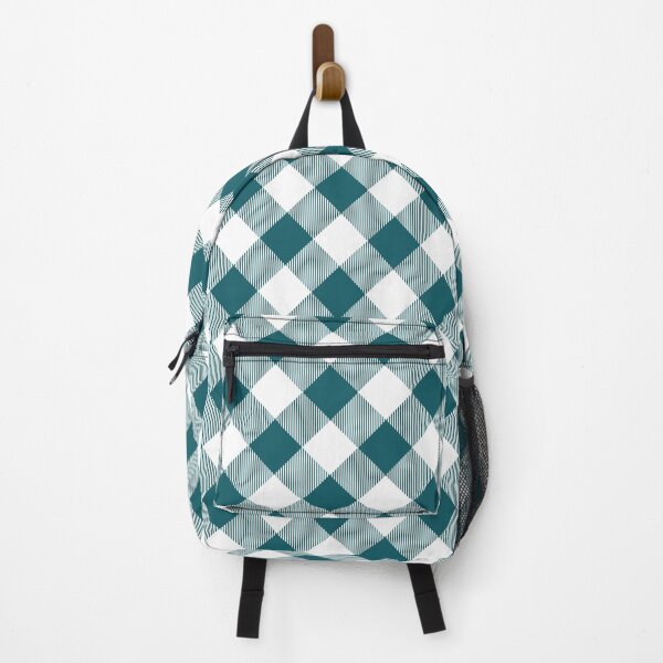 Item preview, Tartan, Large emerald and white diagonal with vertical stripes designed and sold by Alex Blud.