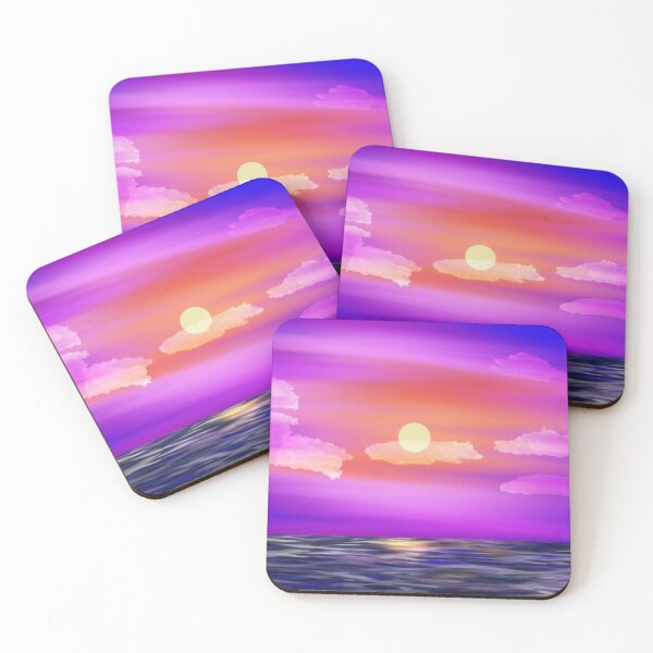Item preview, Colorful sunset over the sea designed and sold by Discovery1701.