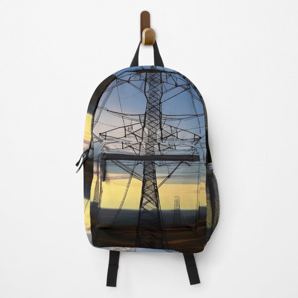 Item preview, Blue and Yellow Sky Pylons designed and sold by pinkal.