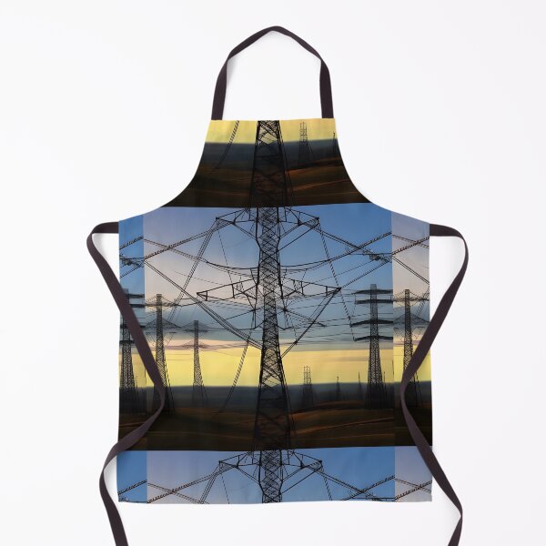 Item preview, Blue and Yellow Sky Pylons designed and sold by pinkal.