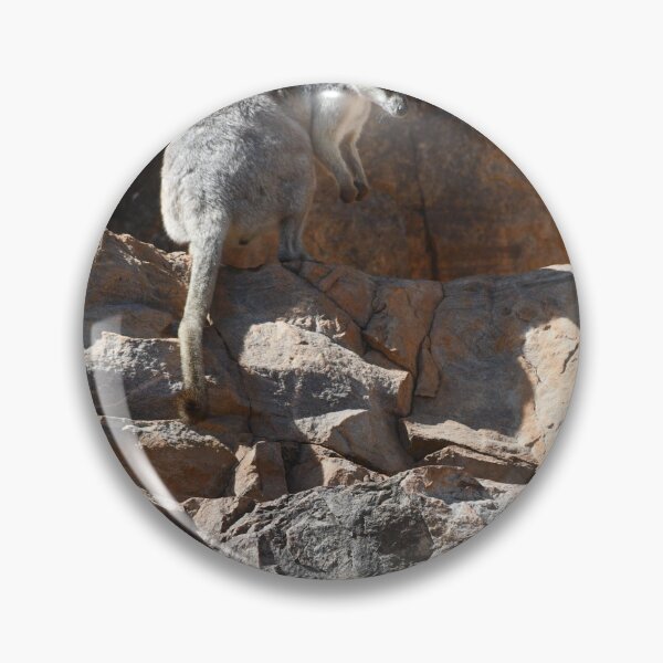 Item preview, A rock wallaby standing on a rock ledge. designed and sold by EAnneH.