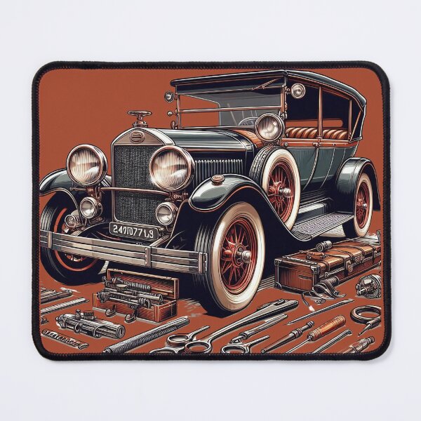 Item preview, Classic Car Vintage Mechanic designed and sold by Indoni.