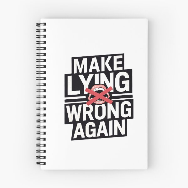 Item preview, Make Lying Wrong Again designed and sold by Maikokol.
