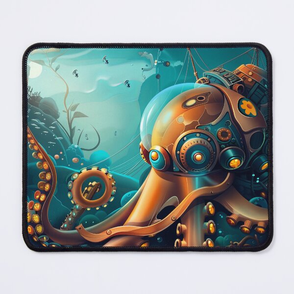 Item preview, Realm of the Aquatic Automaton designed and sold by Retro Type.