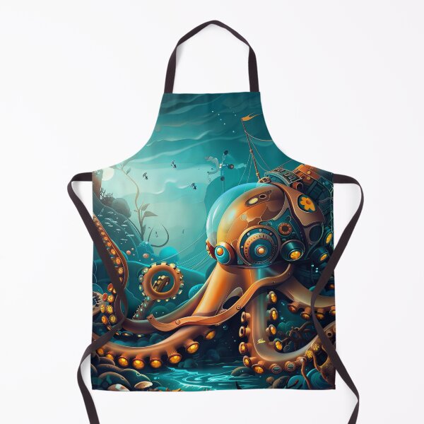 Item preview, Realm of the Aquatic Automaton designed and sold by Retro Type.
