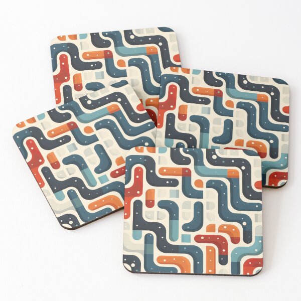 Item preview, Retro Abstract S Pattern Design designed and sold by RGShirtWorks.