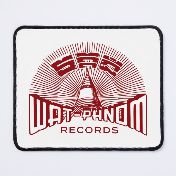 Item preview, Wat Phnom Disques Cambodian Record Label - Red designed and sold by Onodera.